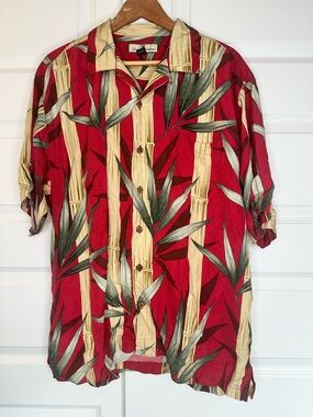 Tommy Bahama 100% Silk Aloha Shirt - EUC